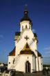 Small church on Dniepr river