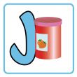 alphabet for children education (J)