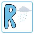 alphabet for children education (r)