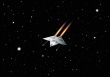 Figter in outer space