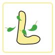 alphabet for children education (L)