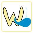 alphabet for children education (w)