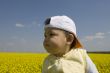 Baby in the rape field