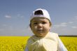 Baby in the rape field