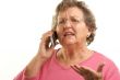 Senior Woman Using Cell Phone