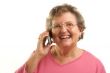 Senior Woman Using Cell Phone