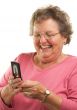 Senior Woman Using Cell Phone