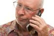 Senior Man Using Cell Phone