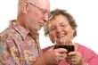 Happy Senior Couple Toasting