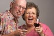 Happy Senior Couple Toasting