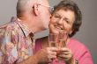 Happy Senior Couple Toasting
