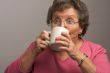 Senior Woman Enjoys Her Coffee