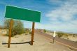 Blank Road Sign