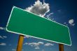 Blank Road Sign