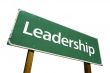 Leadership Road Sign with Clipping Path