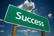 Success Road Sign