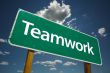 Teamwork Road Sign