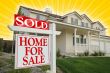 Sold Home For Sale Sign & New House