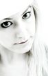 High contrast girl