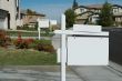 Blank Real Estate Sign & New Home