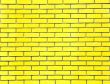 Yellow brick wall