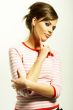 Beautiful woman in  sweater