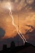 thunder lightning cloud evening