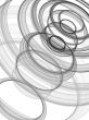 black and white circle image