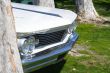 White Vintage Car