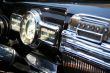 Close-up of vintage car interior.