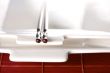 Wooden Chopsticks & White Plate