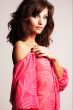 brunette girl posing in studio