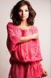 brunette girl posing in studio
