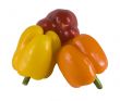 sweet peppers of three colors