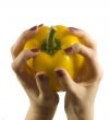  pepper in a womanish hand