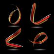 metallic ribbon