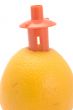 juicer with orange close up