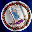 Virginia Flag Closeup