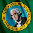 Washington Flag Closeup