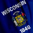 Wisconsin Flag Closeup