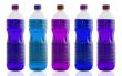 Five oil bottles