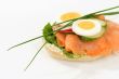 Salmon bagel