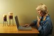 Woman Using Laptop Series