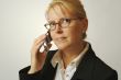 Businesswoman Using Cell Phone