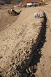 Sandbags & Machinery at Cunstruction Site