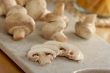 Mushrooms on a Cutting Board