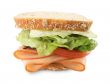 Hearty Sandwich Isolated on White