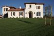 Modern Home in Rural Setting.