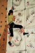 female rock climber