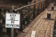 Sign and Abandoned Dock